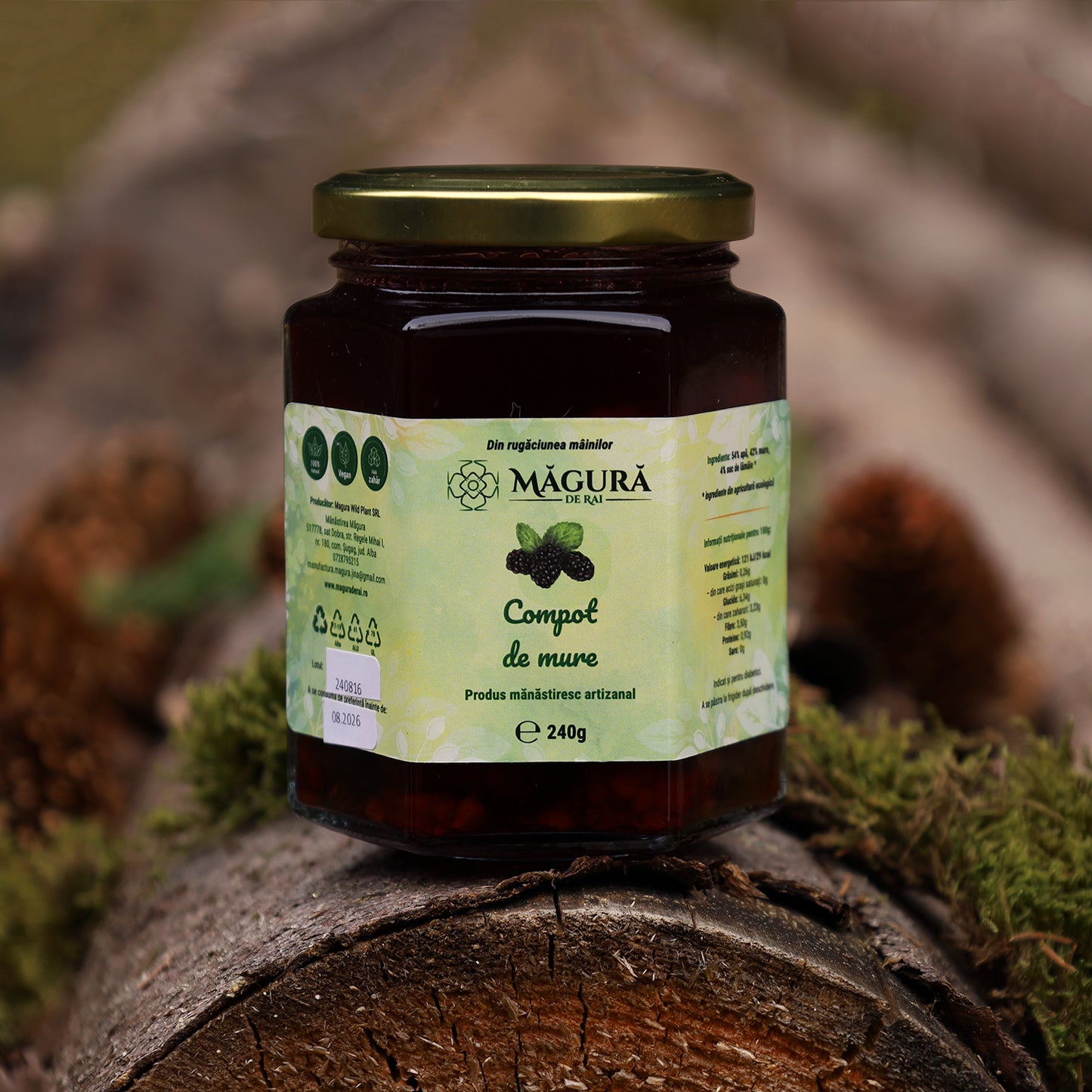 Compot de mure 240 g