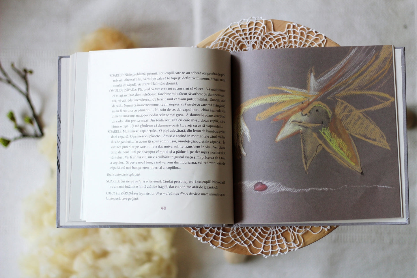 Omul de zăpadă care voia să întâlnească soarele