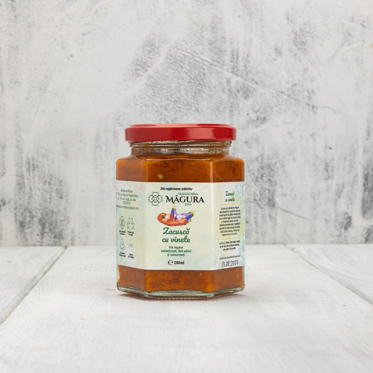 Zacuscă cu vinete 250 g